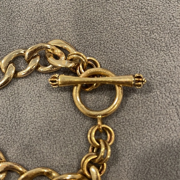 Juicy Couture Gold Toggle Bracelet - Picture 3 of 5